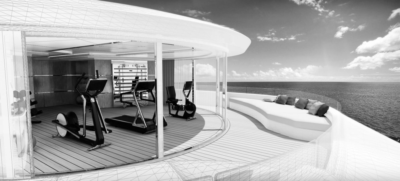yacht gym design