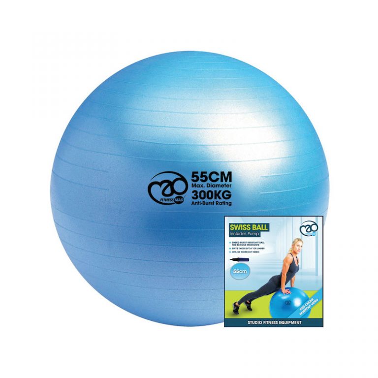 Fitness Mad Swiss Ball, Pump & Online Guide | On sale at Gym Marine